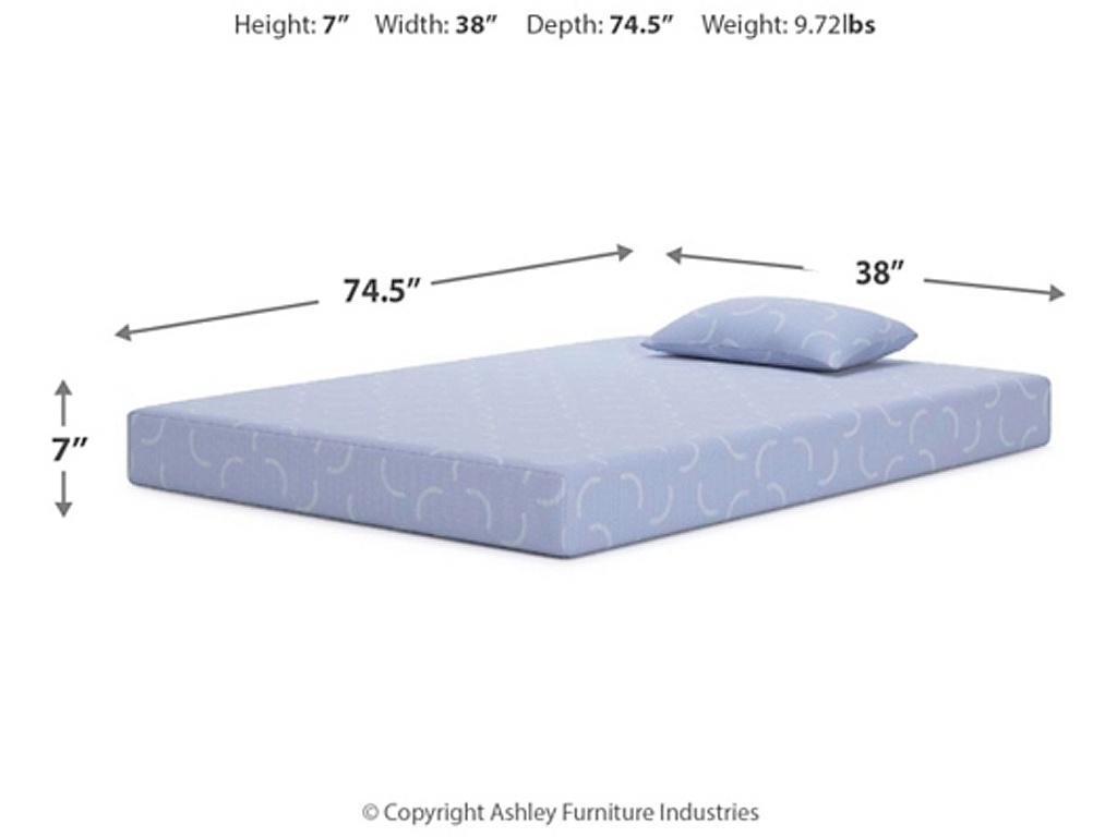 iKidz Ocean Twin Mattress and Pillow - image 5